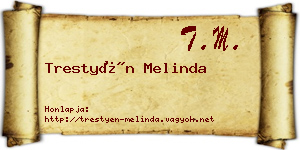 Trestyén Melinda névjegykártya